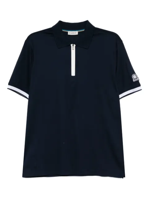 SANDBANKS zip-up polo shirt