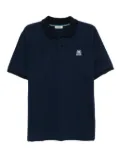 SANDBANKS monogram-jacquard polo shirt - Green
