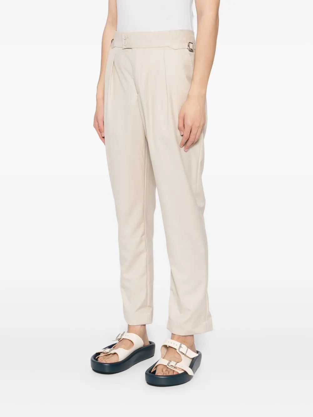 Raith Waist-strap Trousers In Neutral