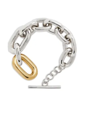 Bracelet Paco Rabanne Charmant En Métal Doré Cuivré - Jamais Porté, Comme Neuf