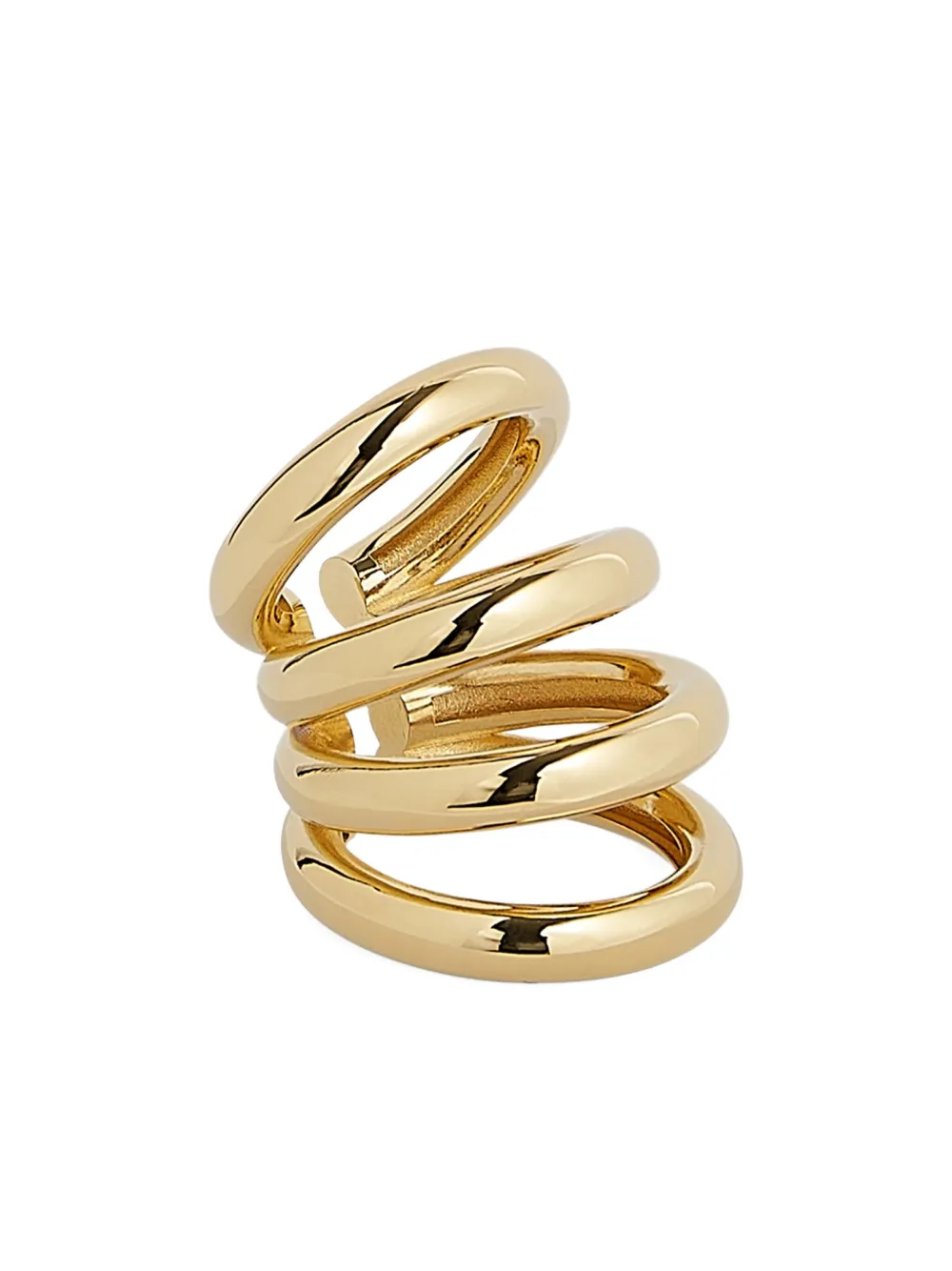Rabanne multi-ring ear cuff | Gold | Image 1