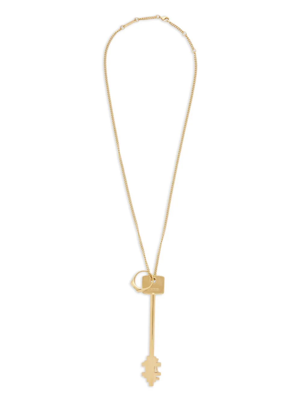 Rabanne collar con dije en forma de llave | dorado | Image 1