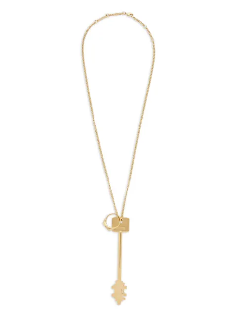 Rabanne key-pendant necklace