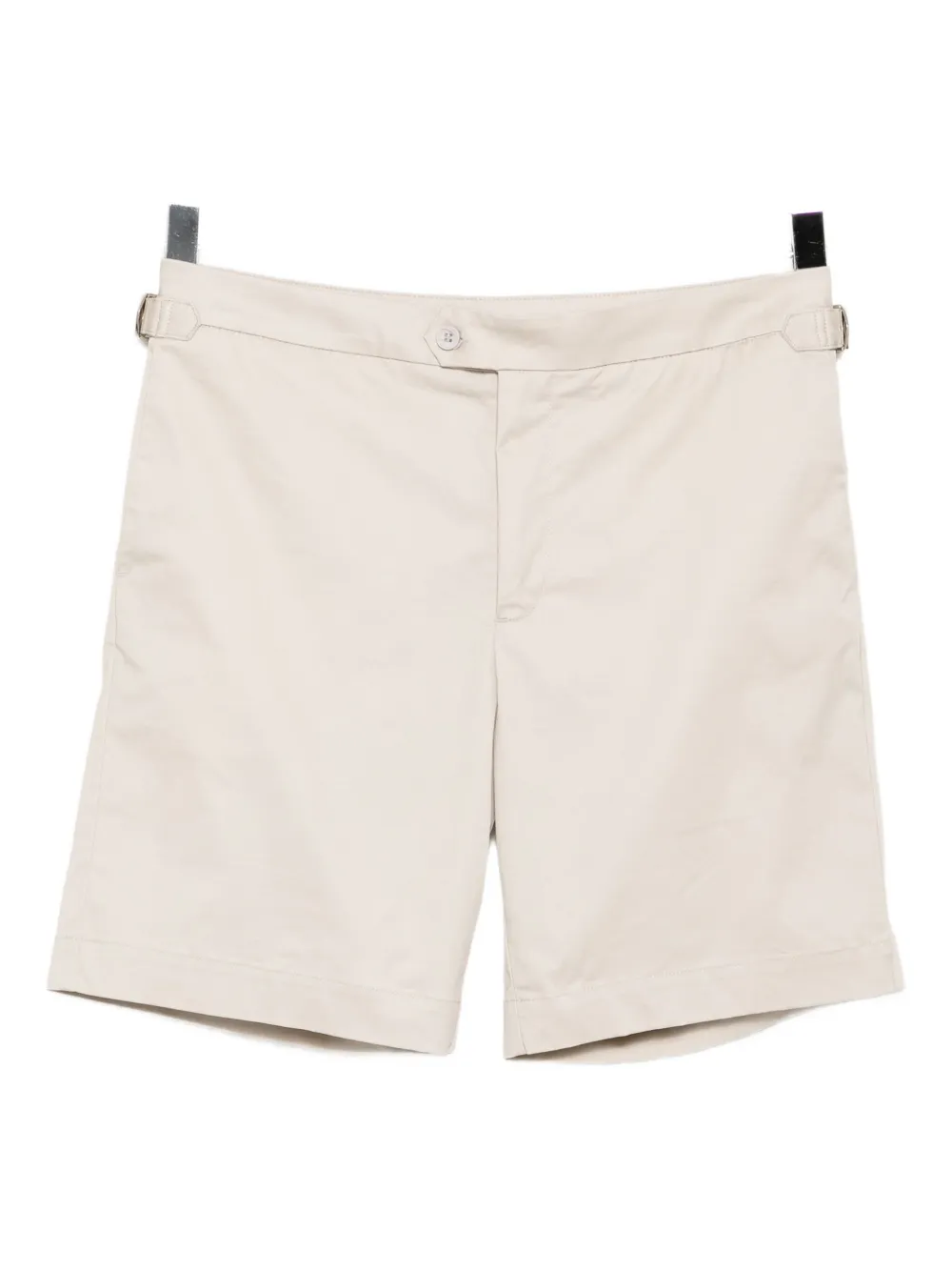 Raith Pecori Stretch-cotton Tailored Shorts In Neutral