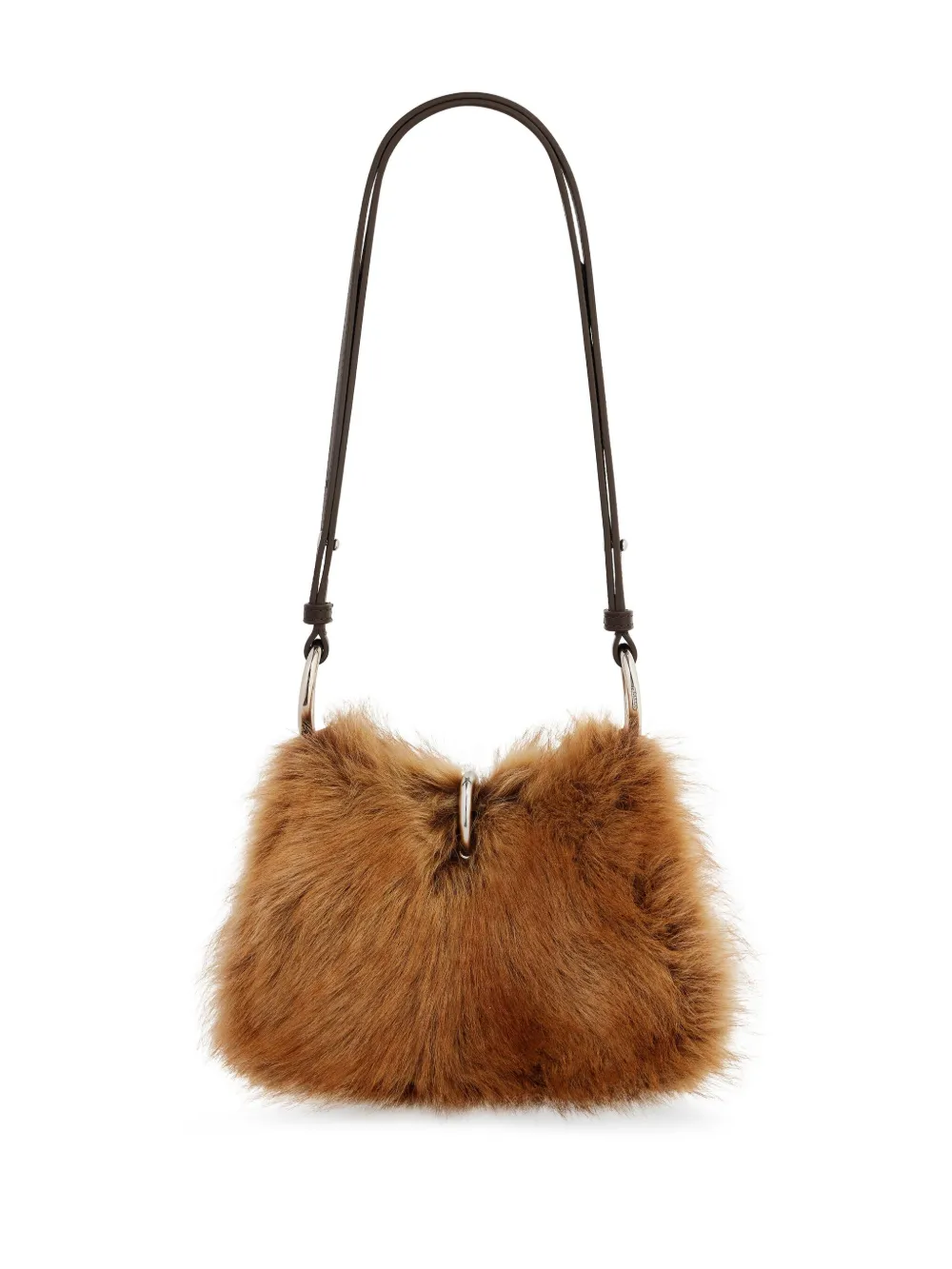 Rabanne Schultertasche Mit Ringdetail In Brown