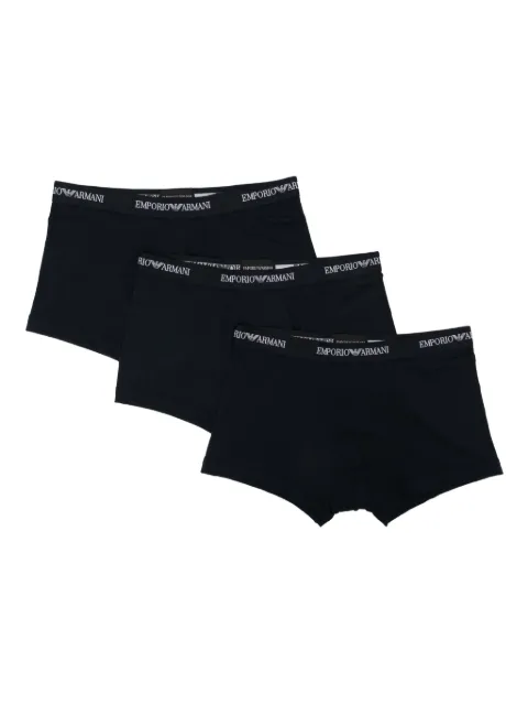 Emporio Armani logo-waistband boxers (set of three)