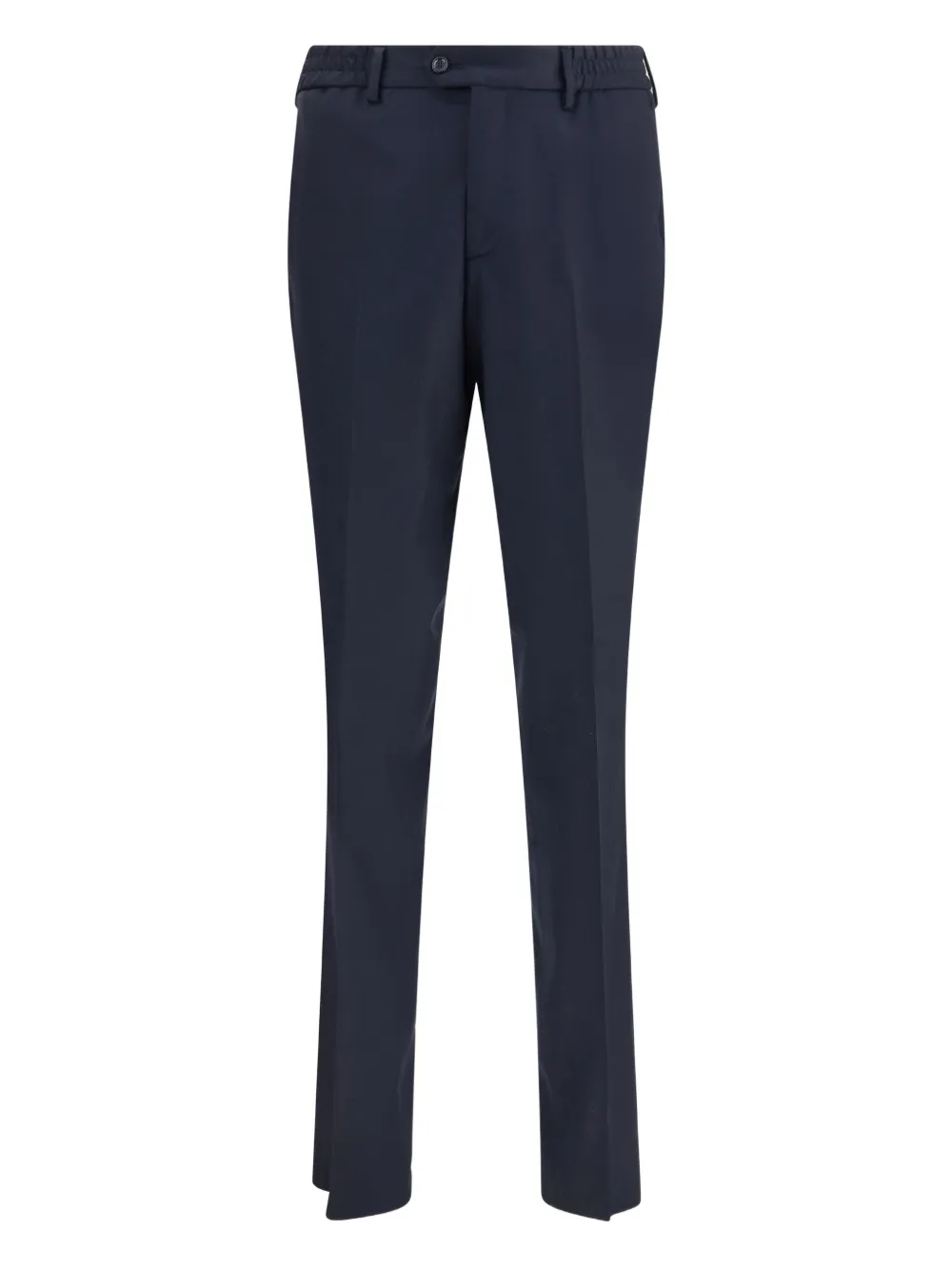 Lardini elasticated-waistband flap-pocket trousers Blauw