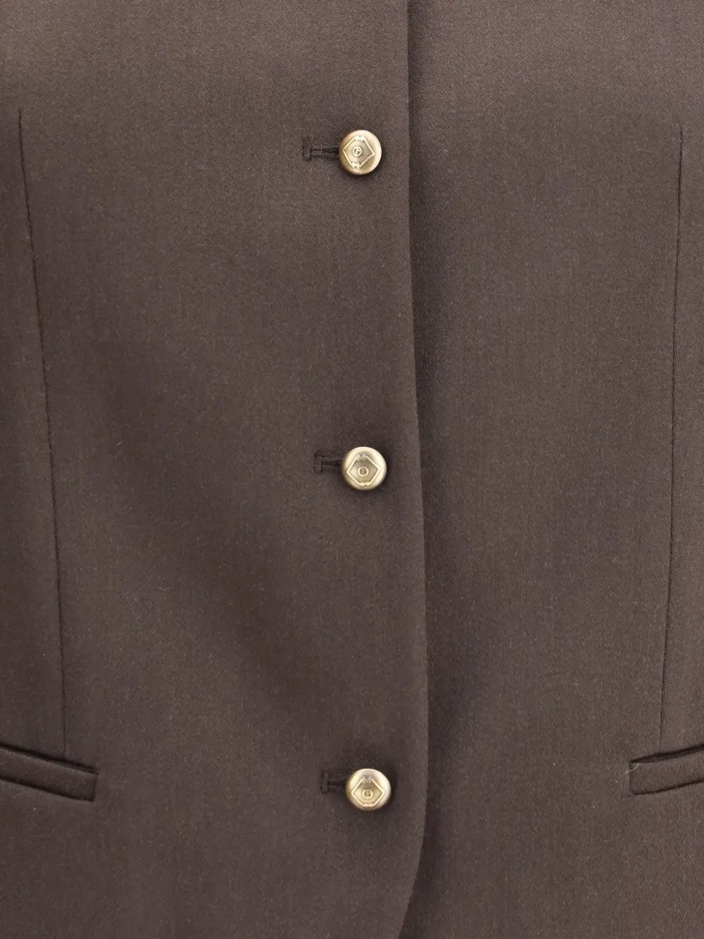 Giorgio Armani button-fastening waistcoat Bruin