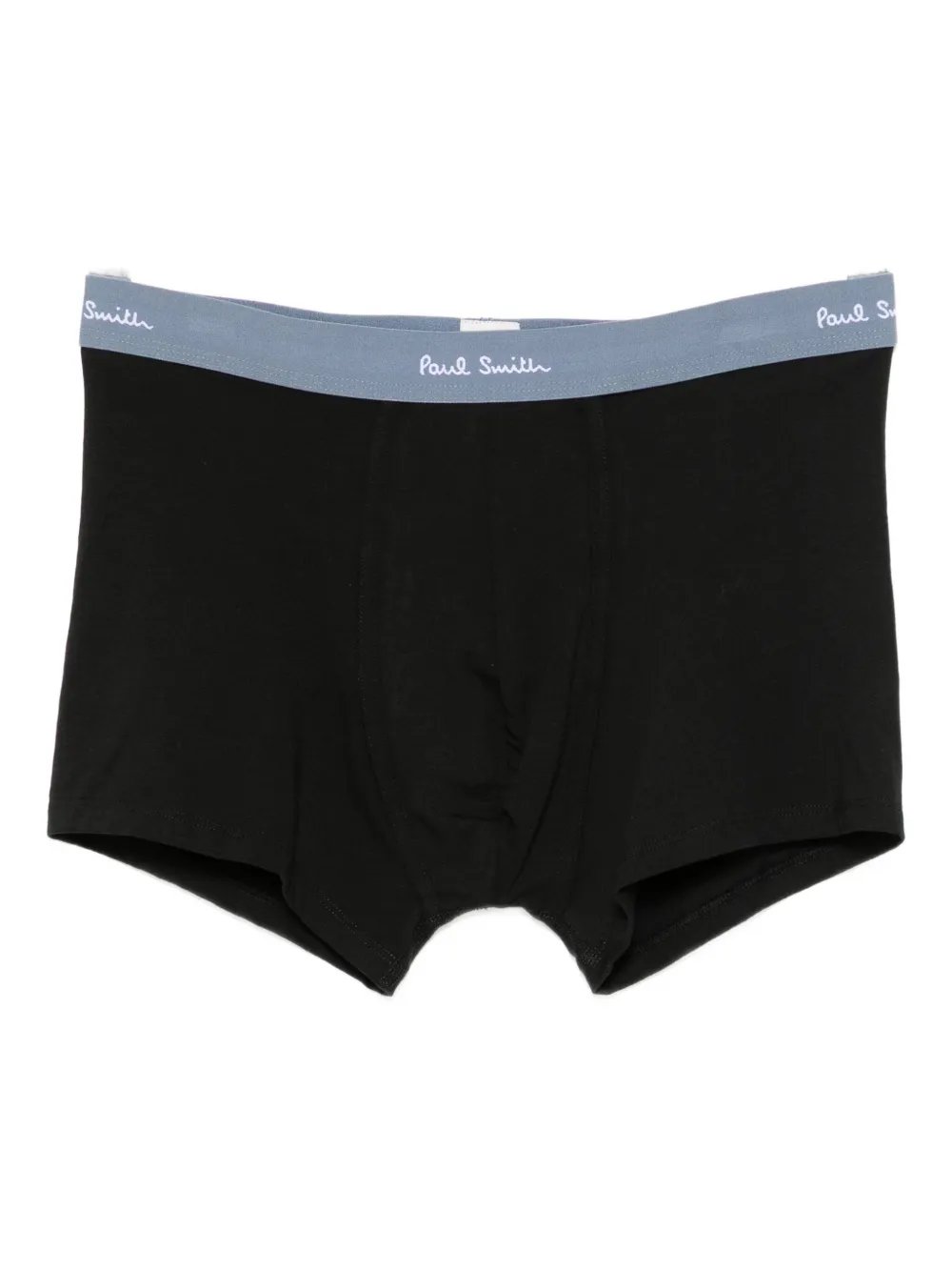 Paul Smith Drie boxershorts met logoband Zwart