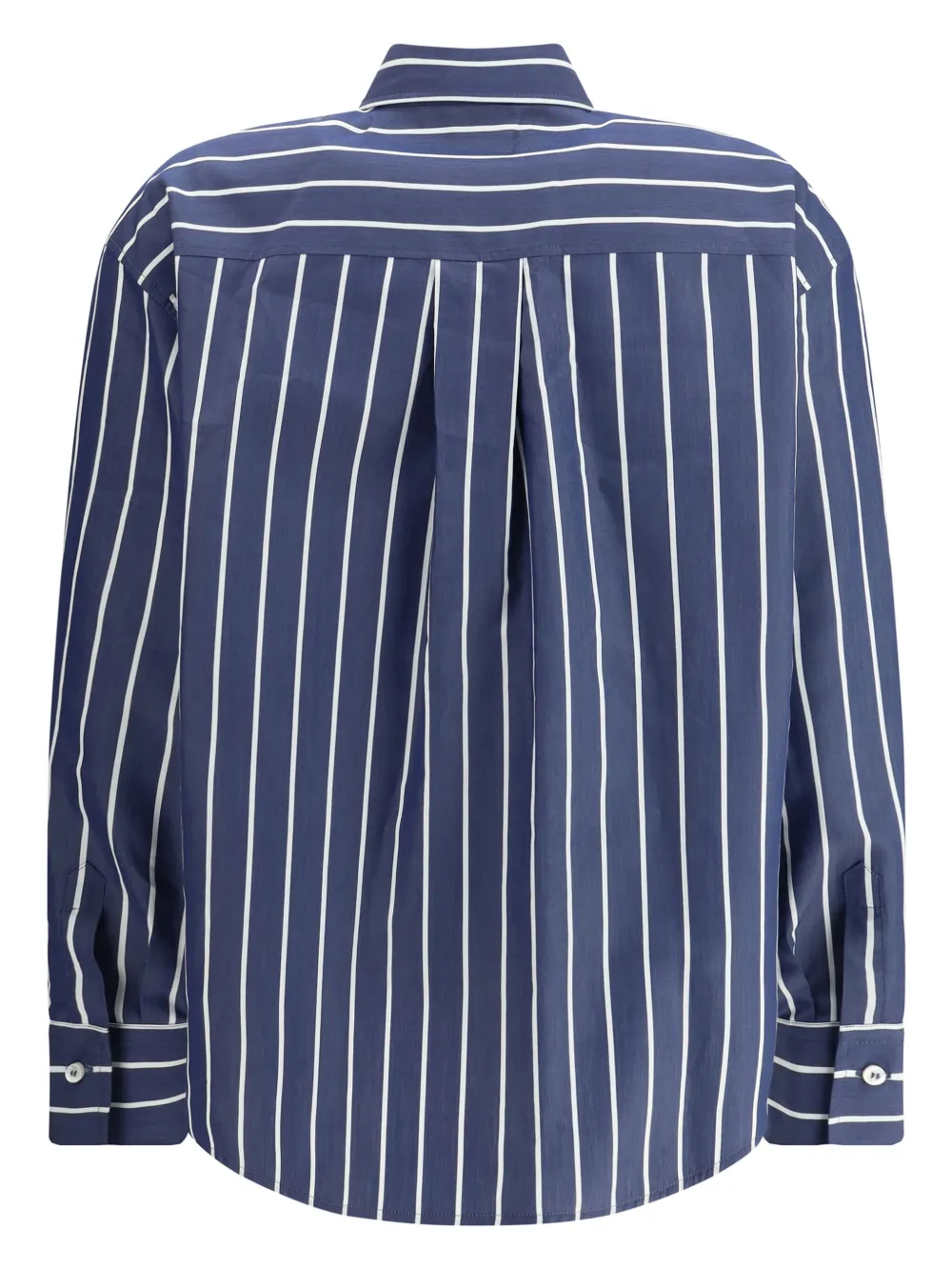 Brunello Cucinelli striped button-fastening shirt - Blauw