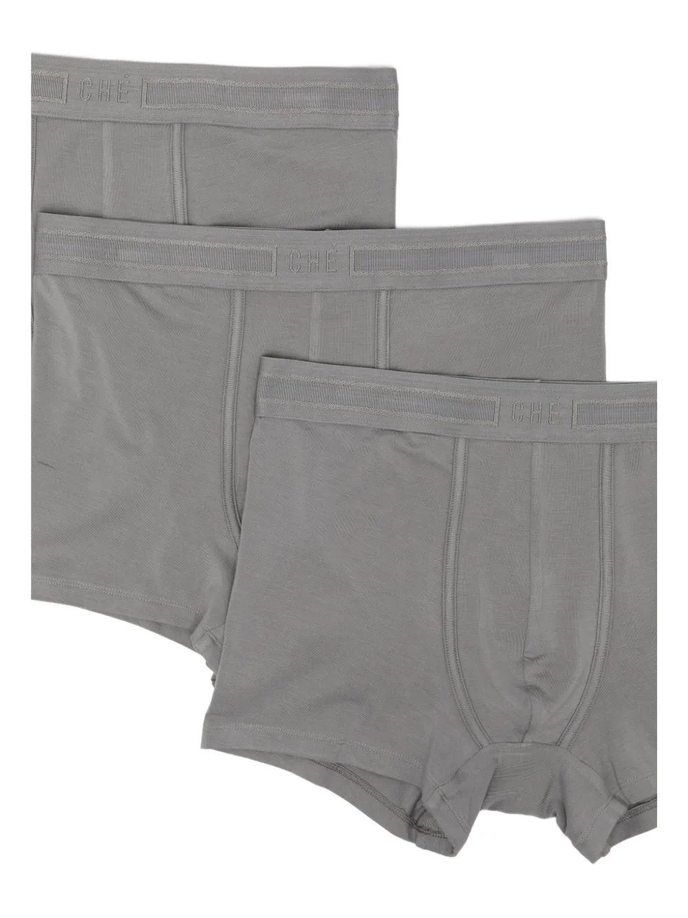 Che Logo-waistband Boxers (set Of Three) In Gray