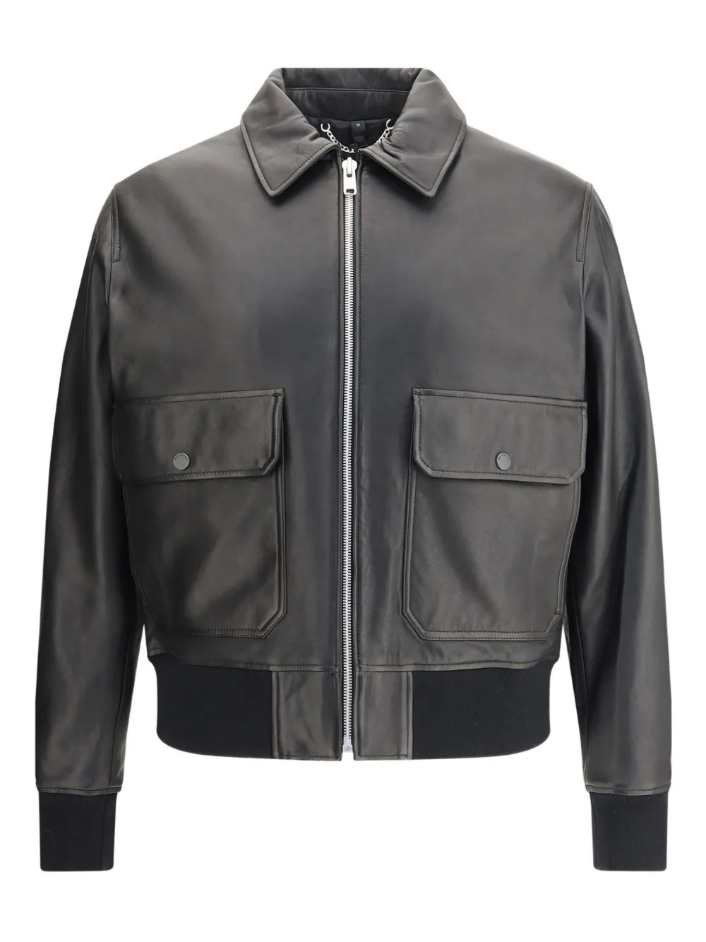 Belstaff zip-up leather jacket | Black | Image 1