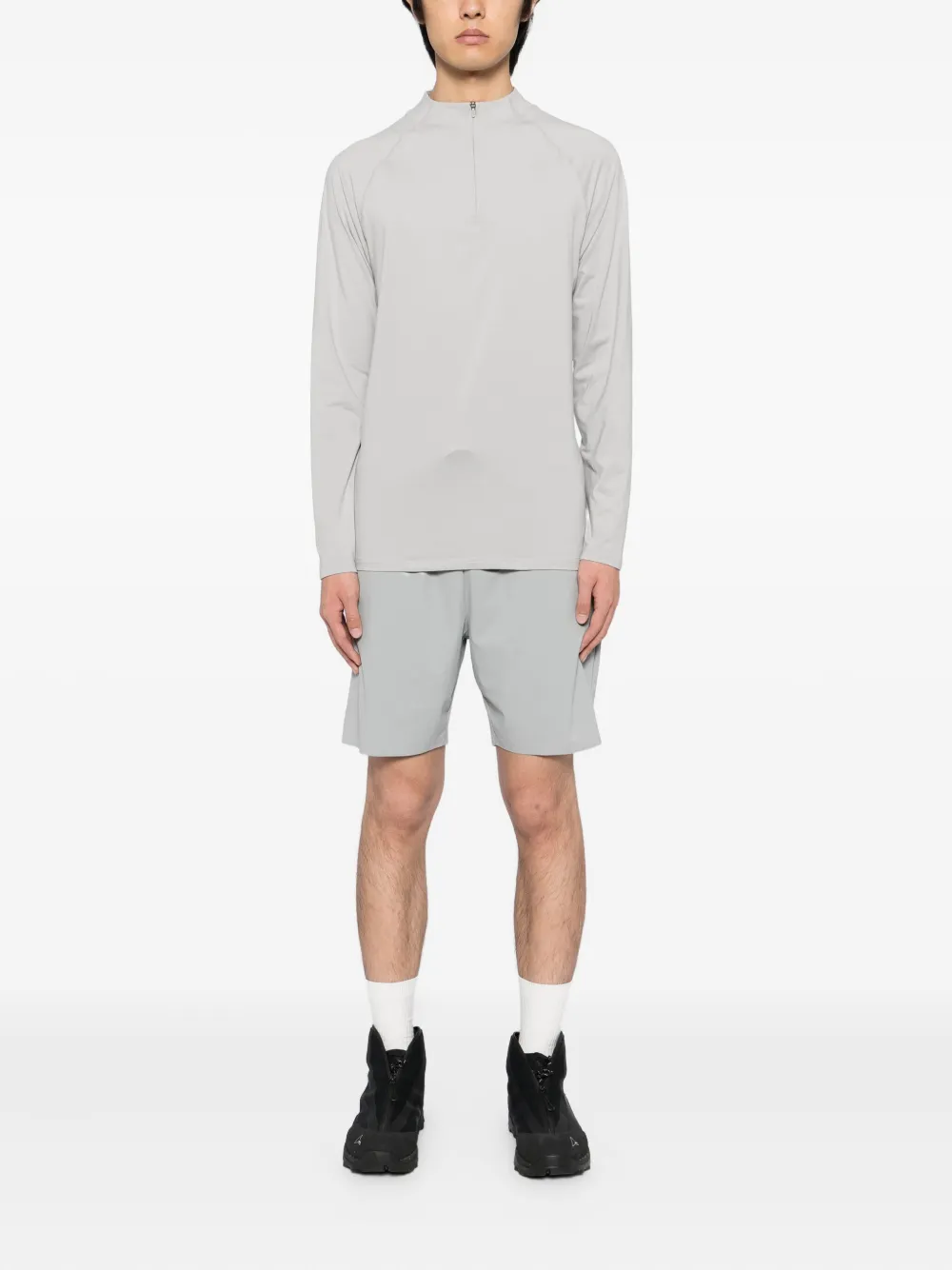 Condition Wear Core Oberteil Mit Reissverschluss In Gray