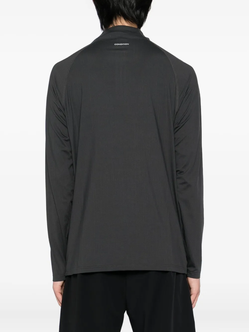 CONDITION WEAR Core top met rits Grijs