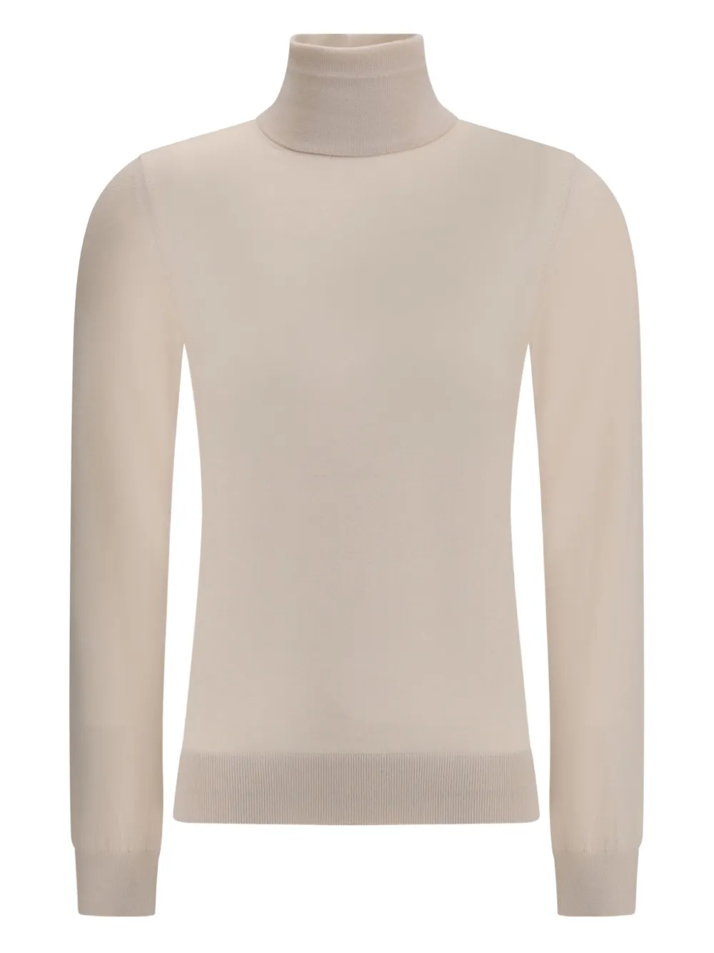 ribbed turtleneck sweater