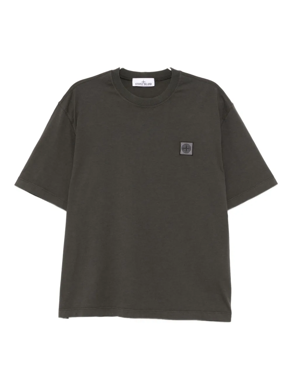 Stone Island Compass T-shirt In Gray