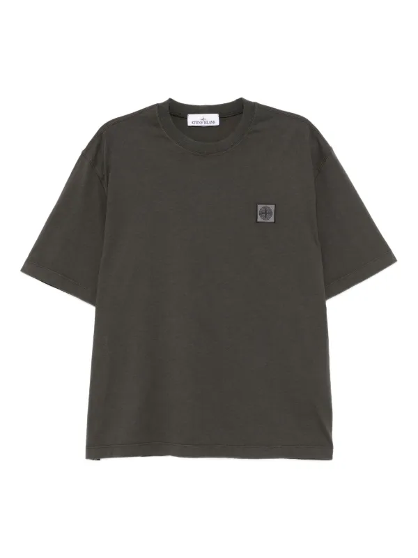 Stone Island Compass T-shirt Grey FARFETCH JO