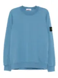 Stone Island badge crew sweatshirt - Blue