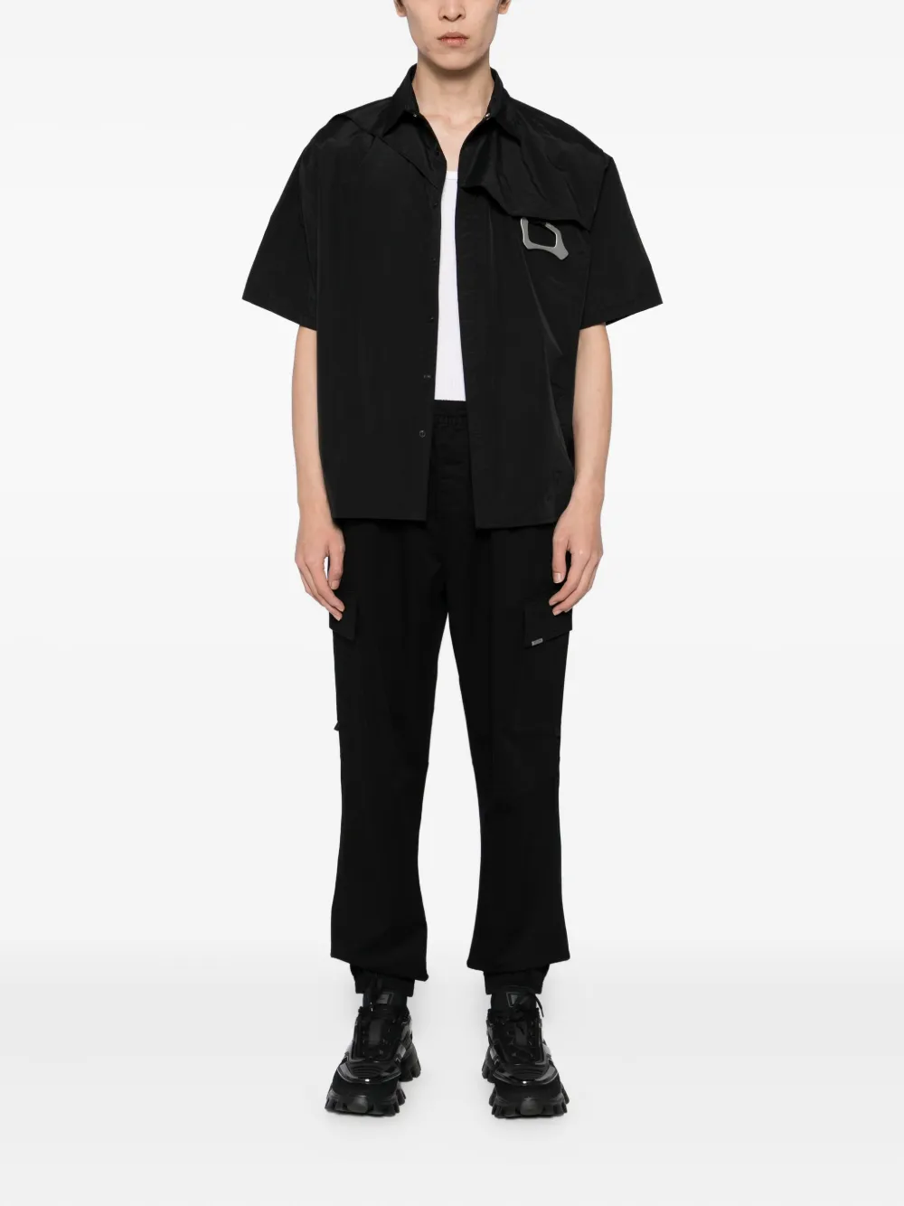 Represent Cargo broek met cuffs Zwart