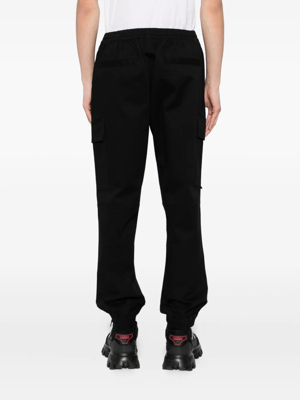 Represent Cargo broek met cuffs Zwart