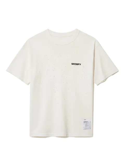 Satisfy logo-print T-shirt