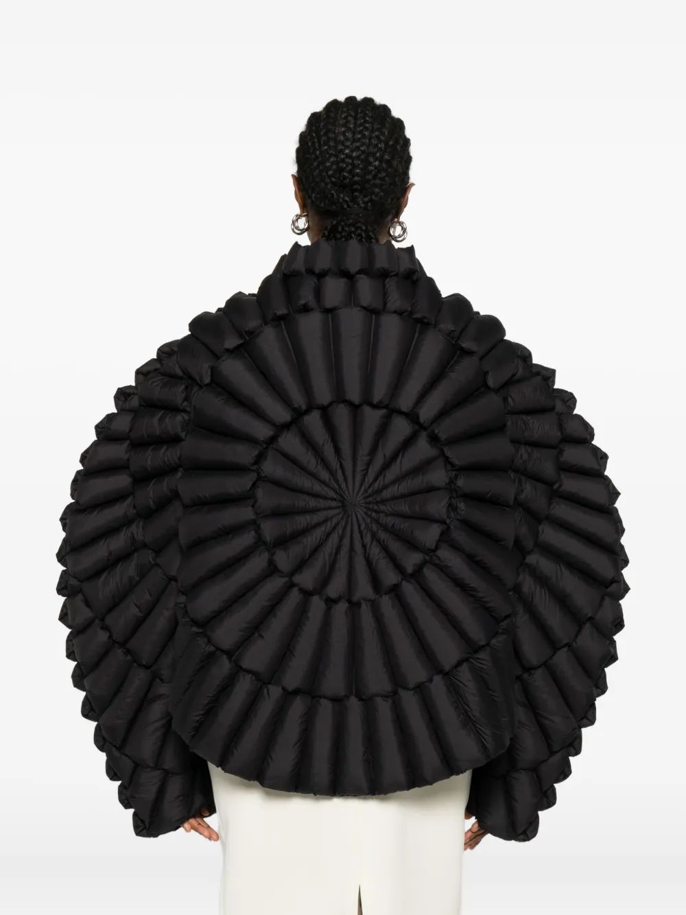 Raxxy Classic Diamond Goose Down Jacket In Black