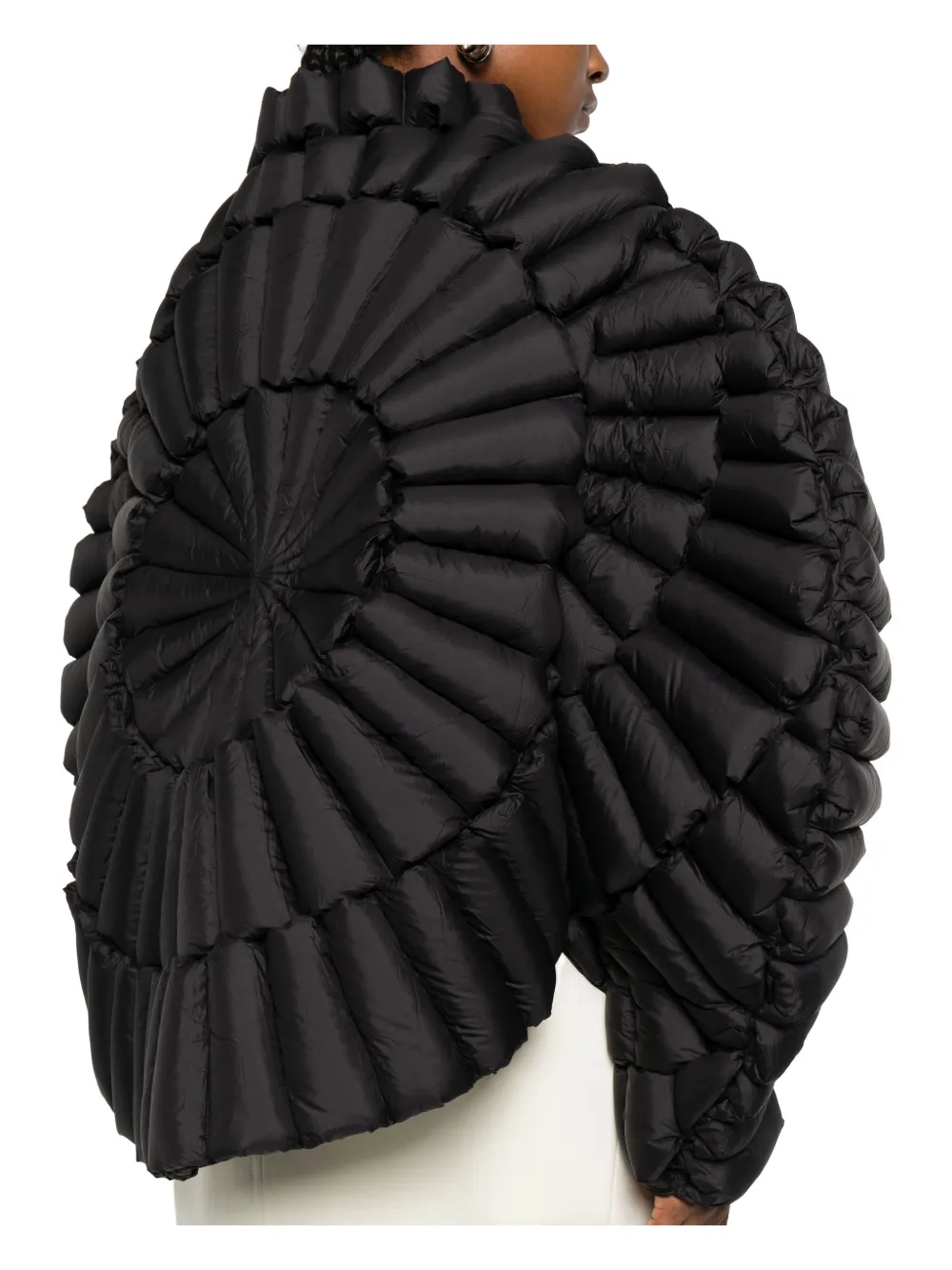 Raxxy Classic Diamond Goose Down Jacket In Black