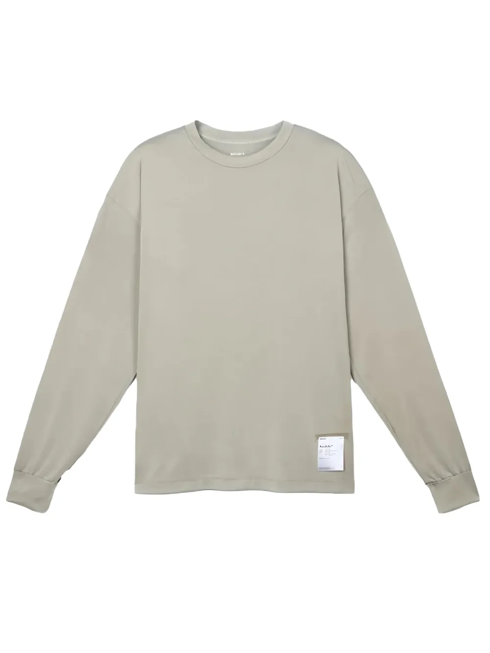 Satisfy long-sleeve crew-neck T-shirt - Beige