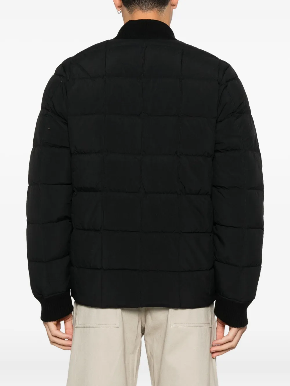 Pyrenex Quilted Press-stud Jacket In Black