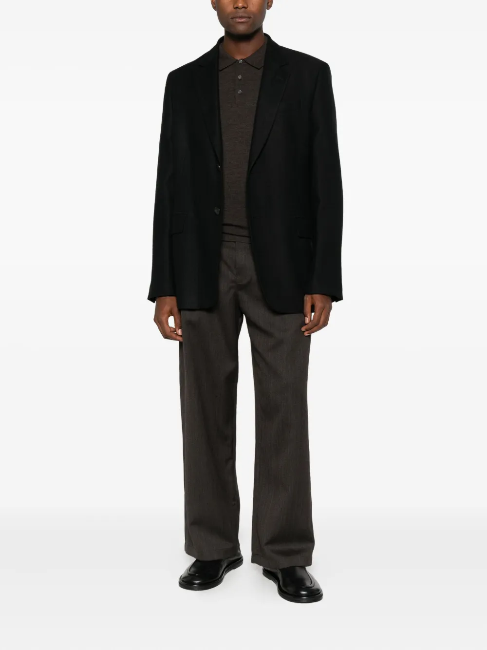Simkhai wool polo shirt - Bruin
