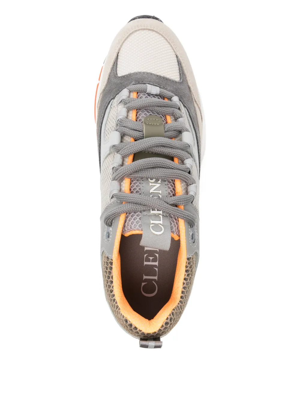 Cleens Aero Runner Panelled Mesh Sneakers In Neutral