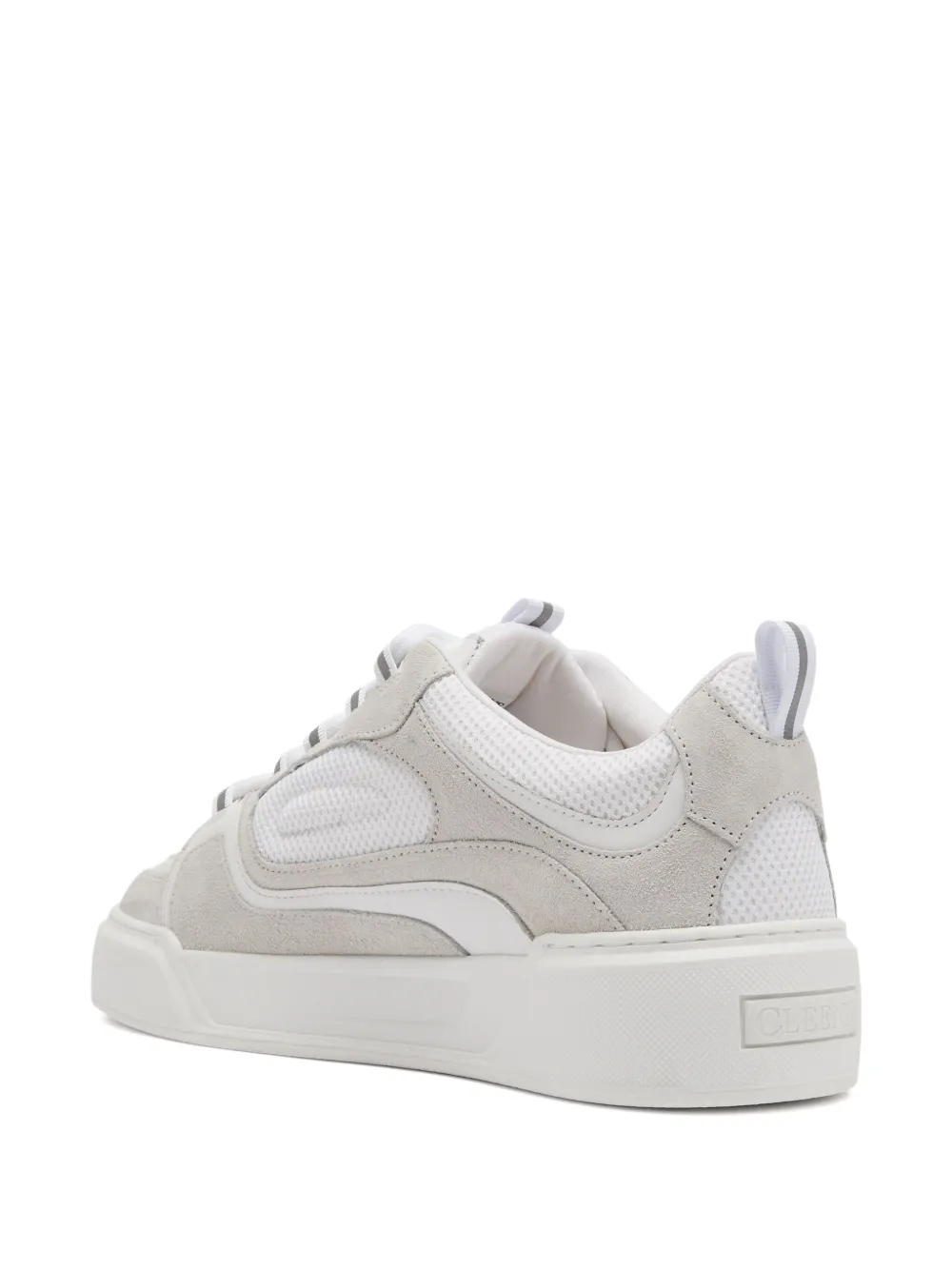 Cleens Skate Evo Suede Mesh Low-top Sneakers In Neutral