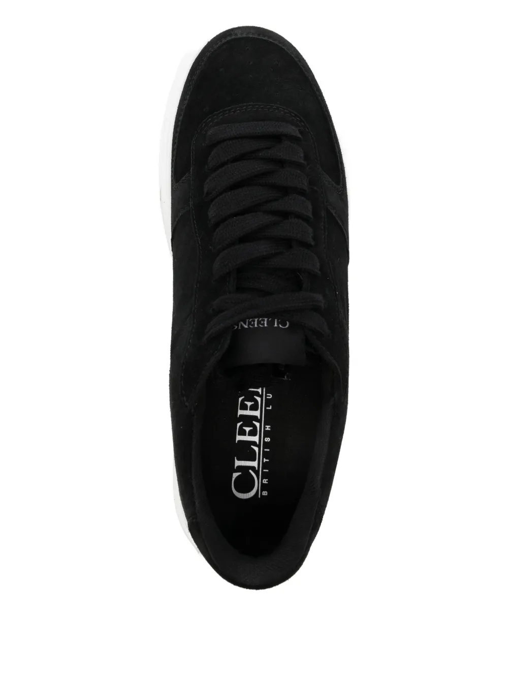Cleens Court Panelled Suede Sneakers In Multi