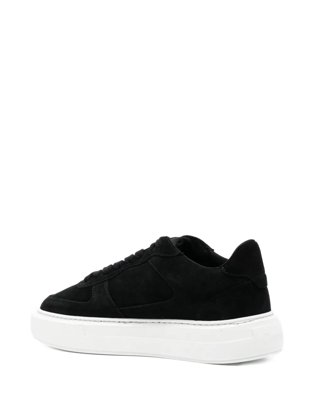 Cleens Court Panelled Suede Sneakers In Multi