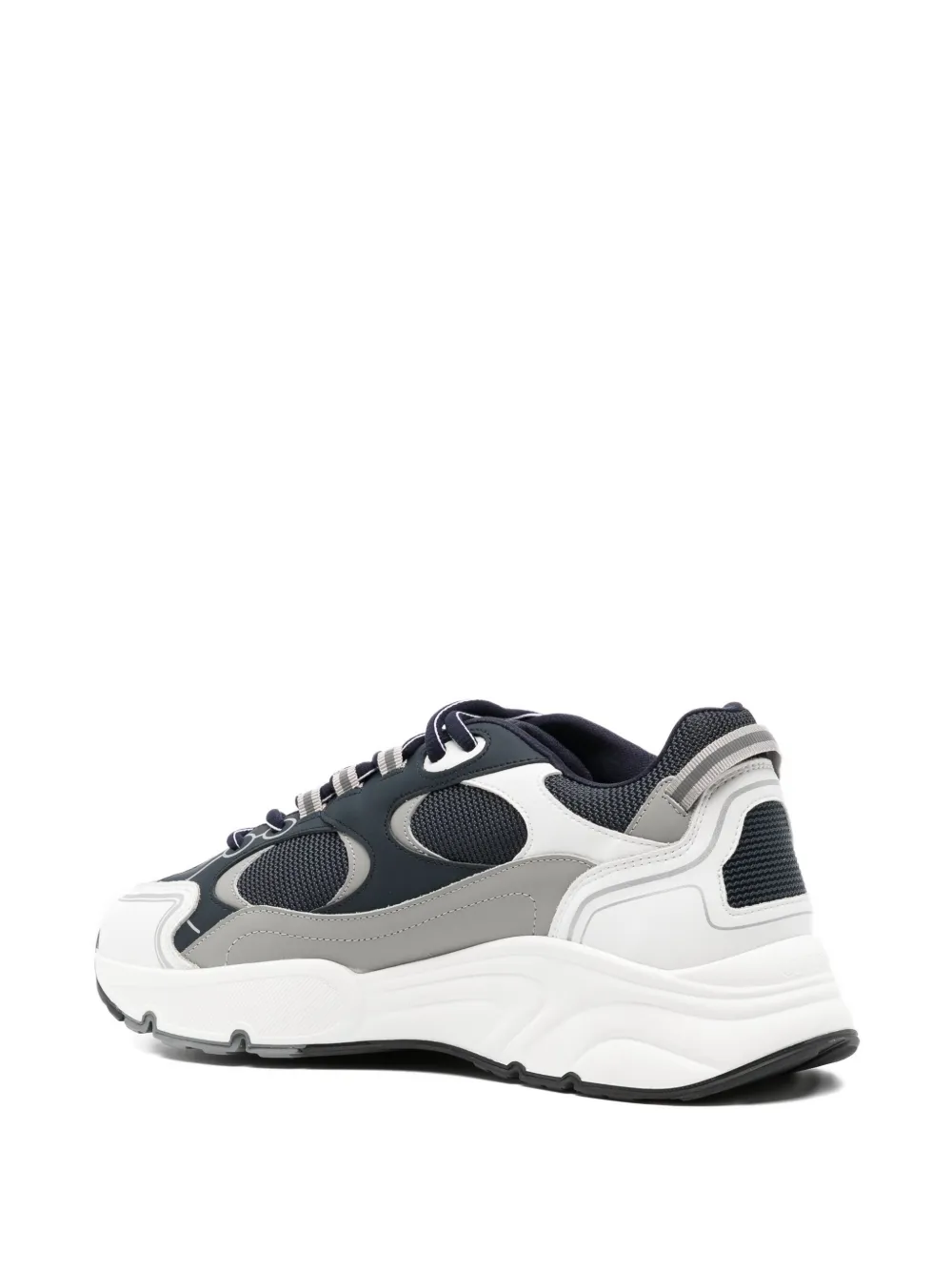 Cleens Pulse Runner Panelled Mesh Sneakers In Multi