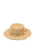 Sensi Studio Aguacate long-brim hat - Neutrals
