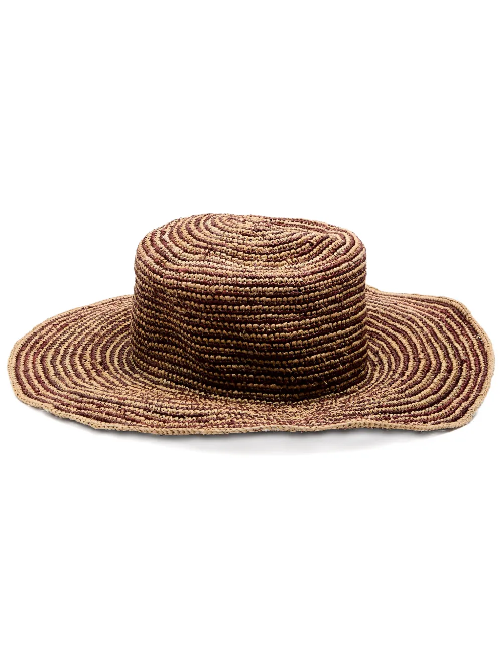 Sensi Studio crochet straw hat - Beige