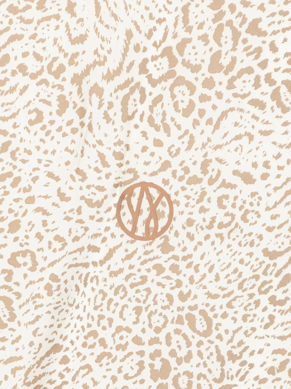 Lescarf Sjaal met luipaardprint - Beige