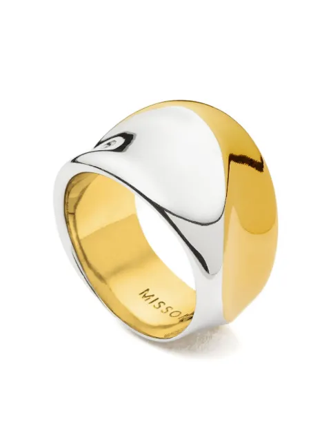 Missoma sculptural-molten statement ring
