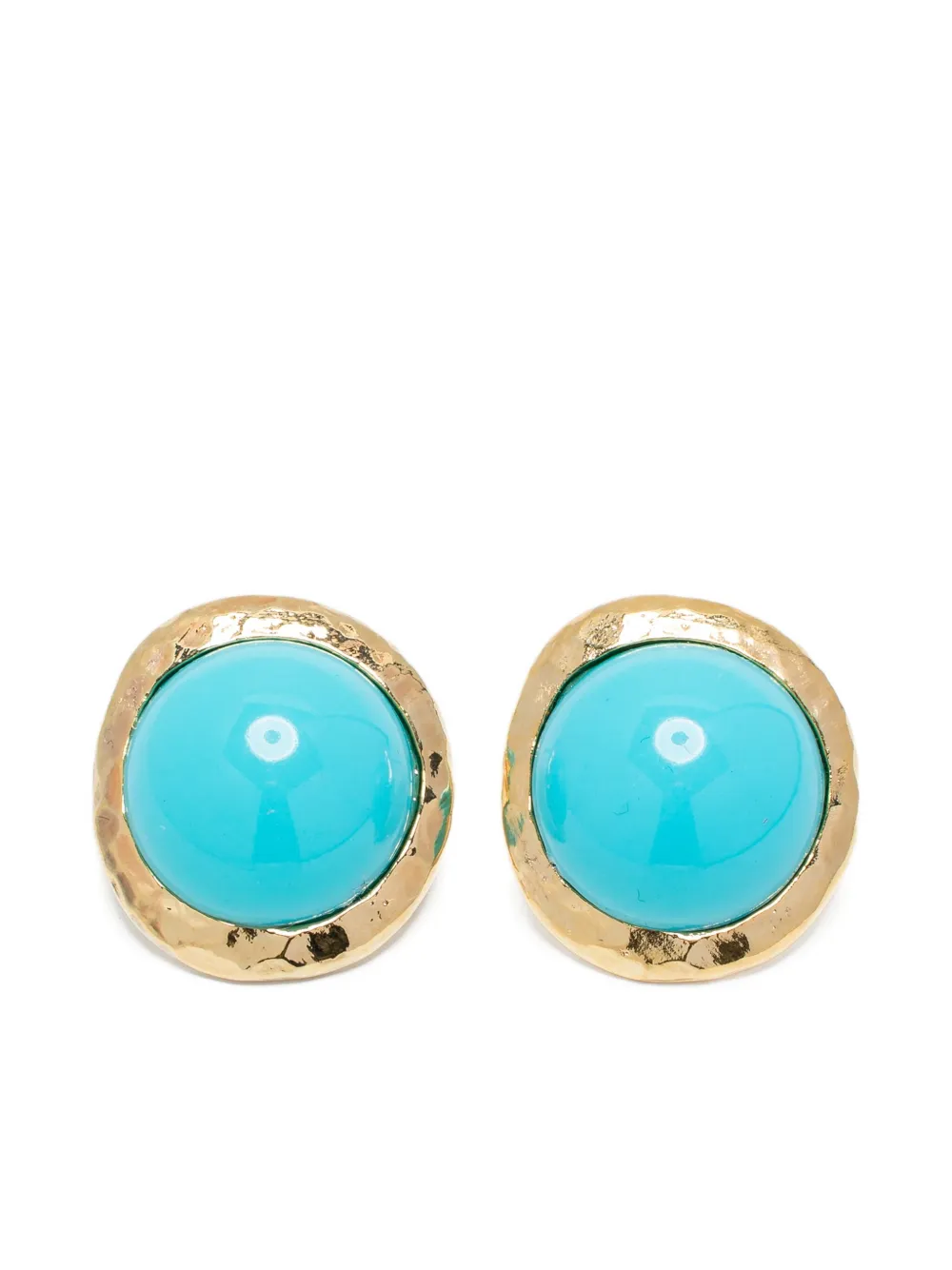 Kenneth Jay Lane stone-embellished earrings | Blue | Image 1