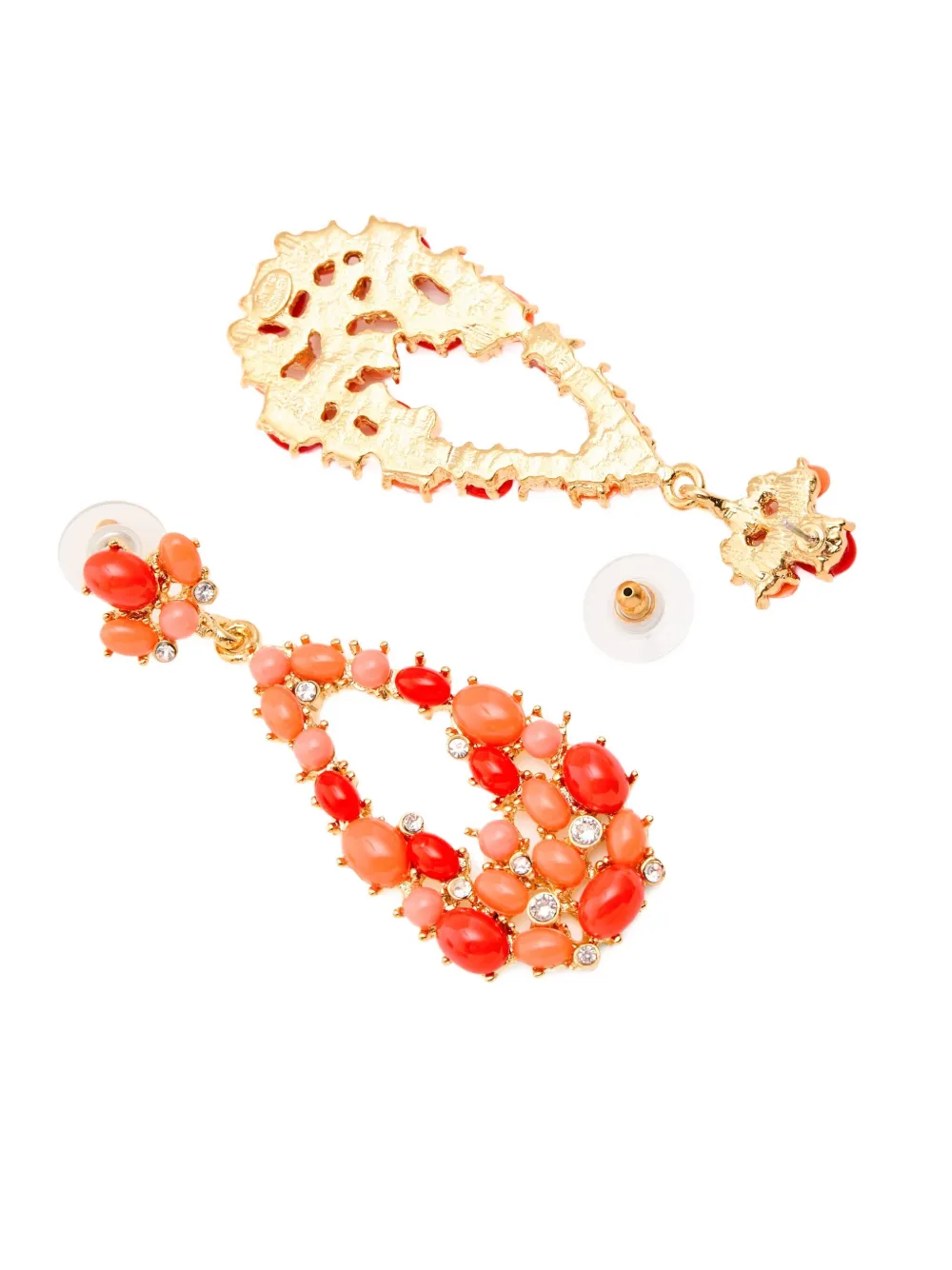 Kenneth Jay Lane beaded teardrop earrings | Image 2