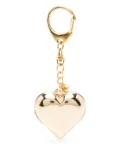 Kenneth Jay Lane heart bag charm - Gold