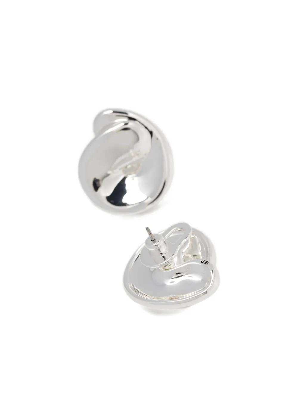 Jenny Bird Rio Button Stud Earrings In Metallic