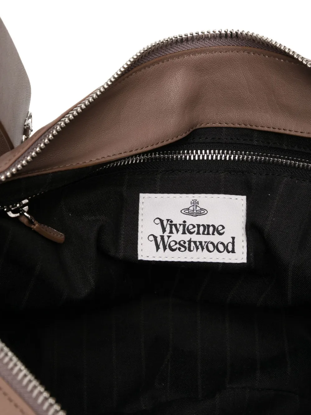 Vivienne Westwood Mittelgrosse Agnes Schultertasche In Brown