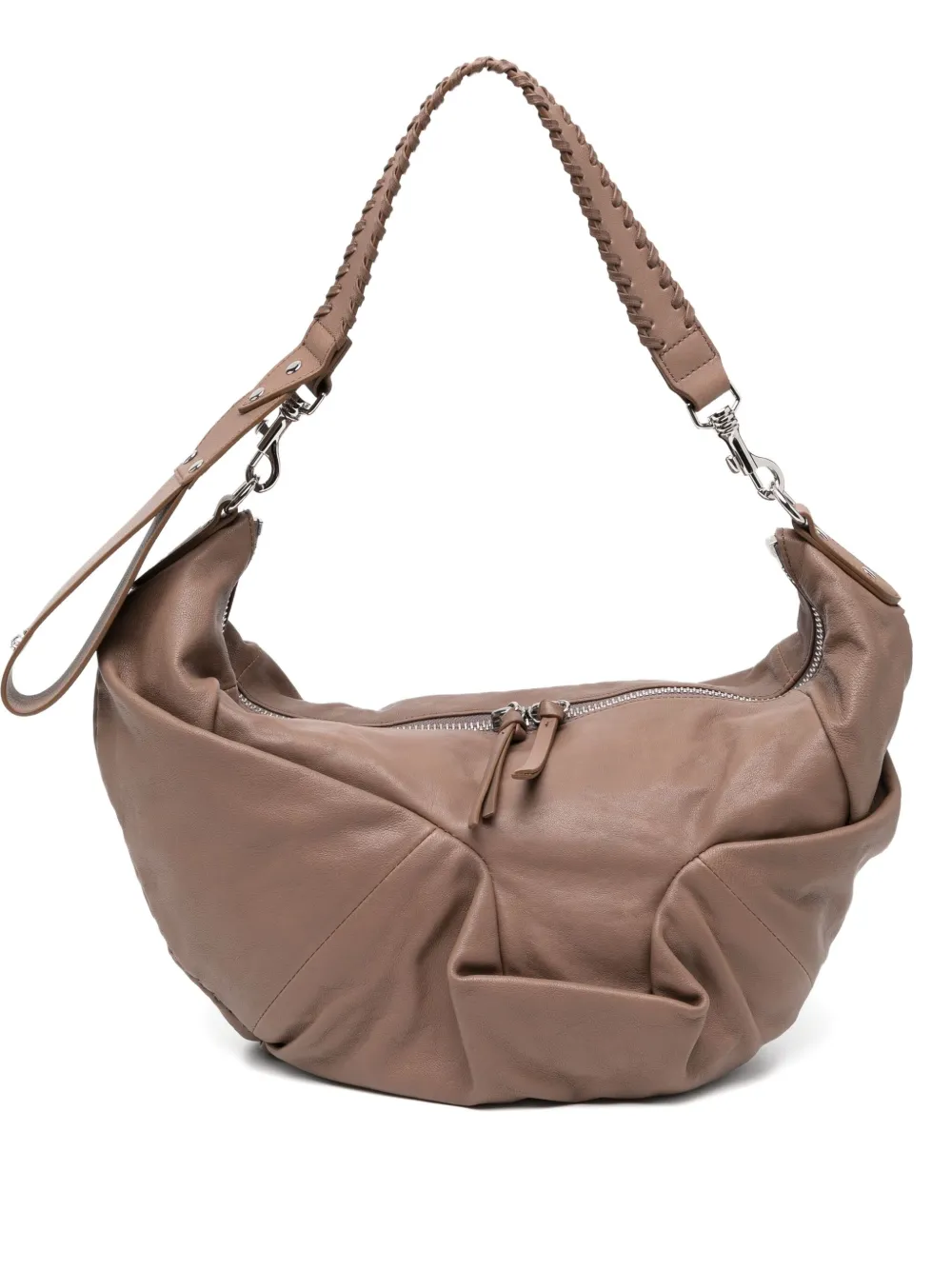 Vivienne Westwood Mittelgrosse Agnes Schultertasche In Brown