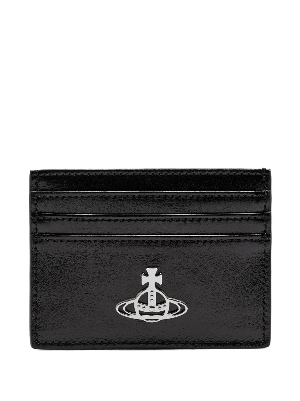 Vivienne Westwood Portacarte con dettaglio Orb - Nero