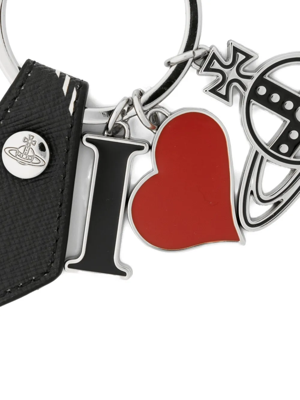 Vivienne Westwood I Love Orb sleutelhanger Metallic