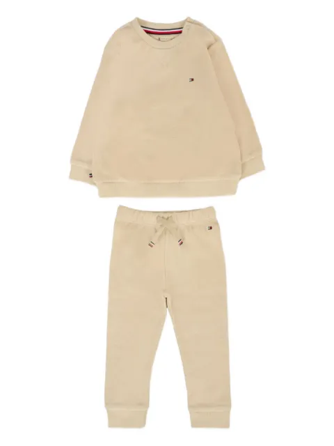 Tommy Hilfiger Junior logo-detail cotton tracksuit