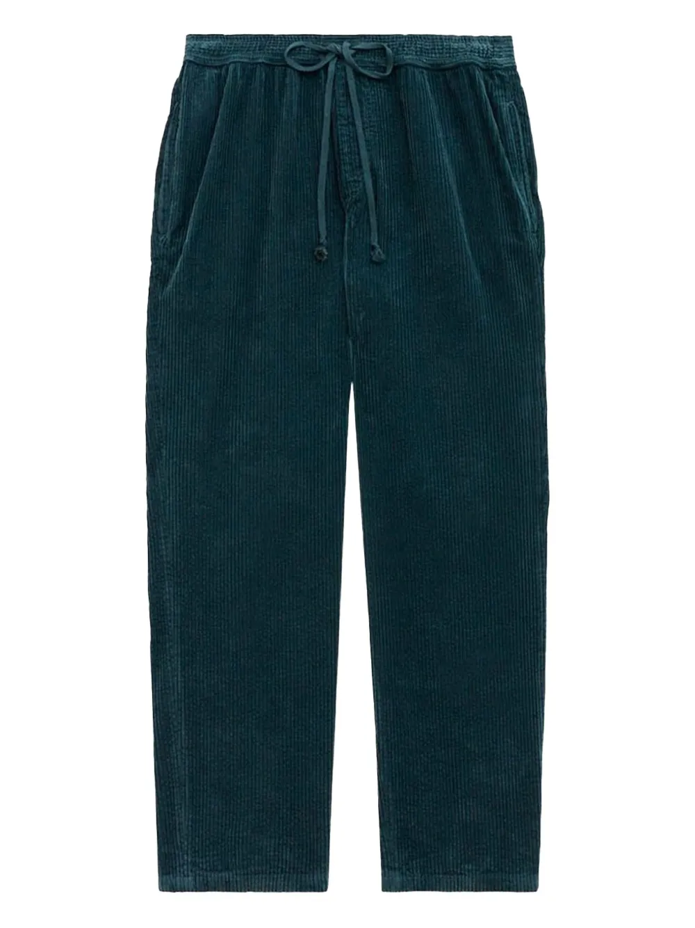 drawstring corduroy trousers