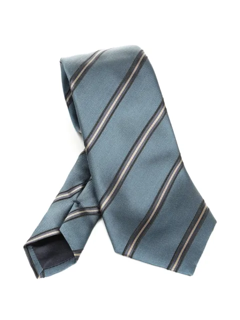 Giorgio Armani stripe-pattern tie